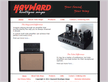 Tablet Screenshot of haywardamps.com